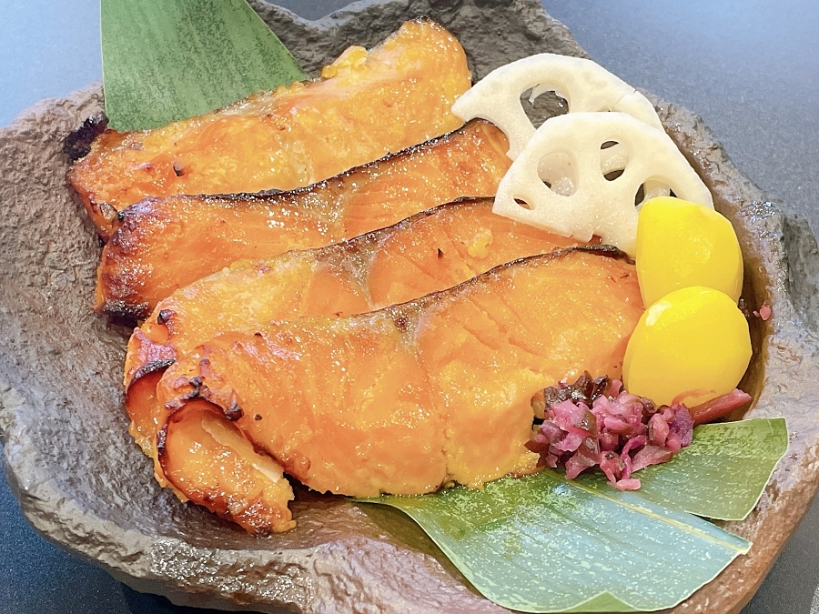 鮭西京焼き（50g x4） | お取り寄せ 京料理三門