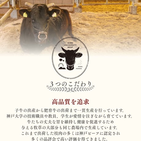 SOLDOUT　【神戸大学ビーフ】ローストビーフ用（モモ肉）300g