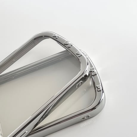 Silver bowknot iPhone case