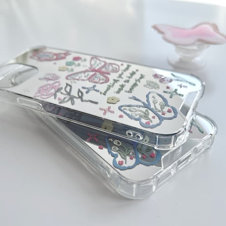 Butterfly mirror iPhone case
