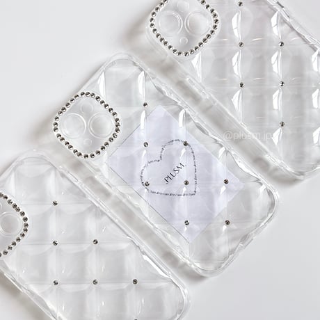 Clear quilting iPhone case
