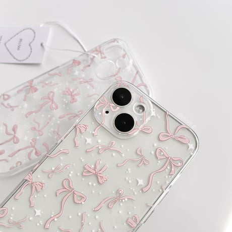 Fancy ribbon iPhone case