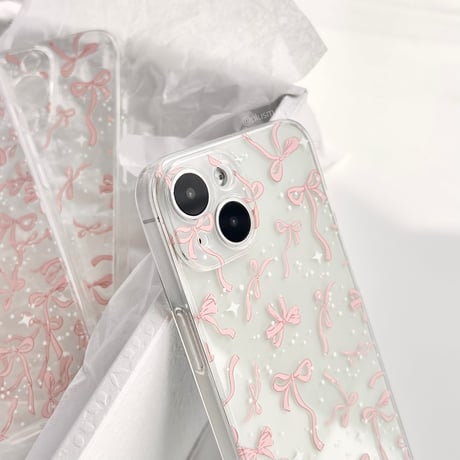 Fancy ribbon iPhone case
