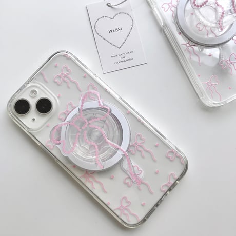 Dot ribbon iPhone case