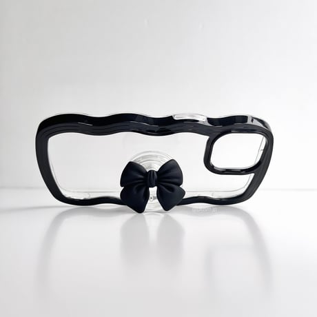 Mini black ribbon grip
