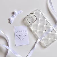 Clear quilting iPhone case