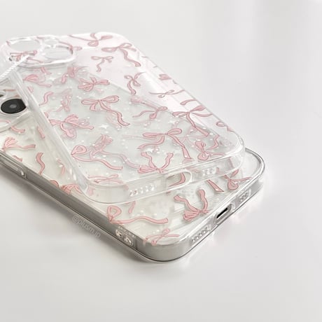Fancy ribbon iPhone case