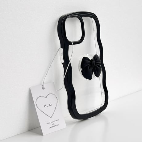 Mini black ribbon grip