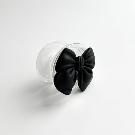 Mini black ribbon grip