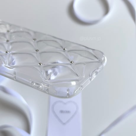Clear quilting iPhone case