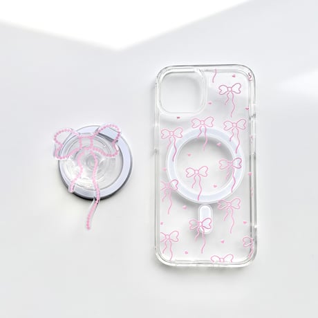 Dot ribbon iPhone case