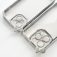 Silver bowknot iPhone case