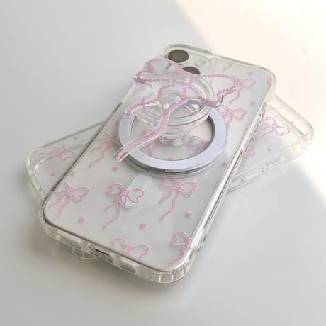 Dot ribbon iPhone case