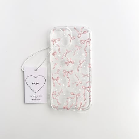 Fancy ribbon iPhone case