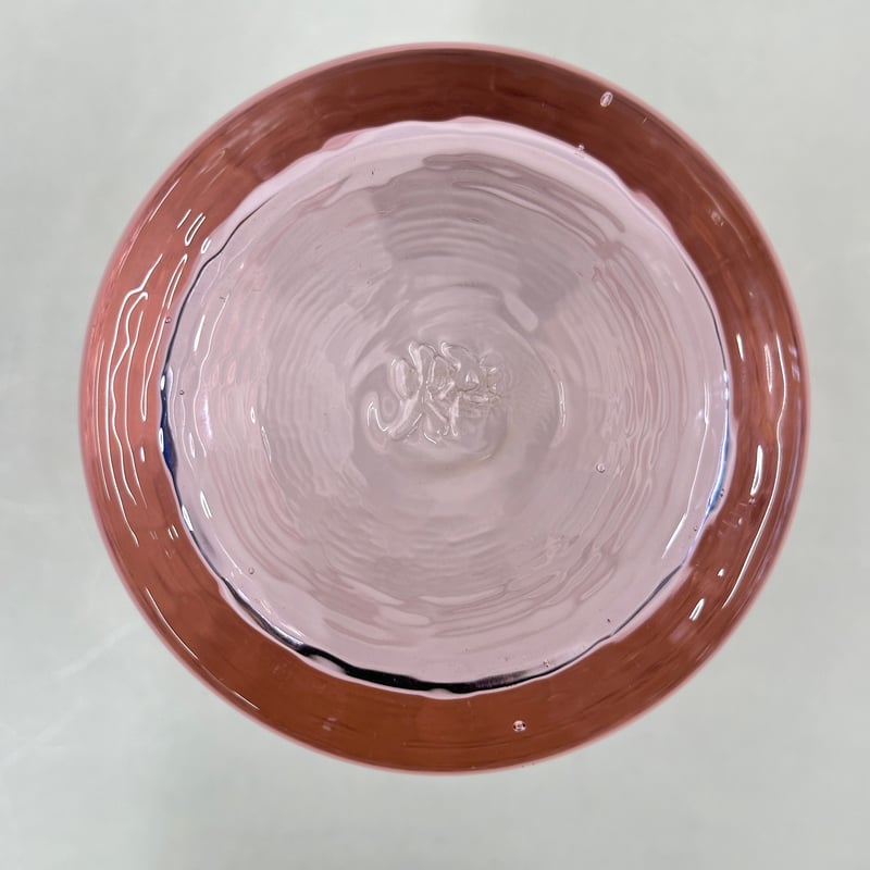 ピンク グラスと明治ガラス盃 ピンク グラスと明治ガラス盃 食器・キッチン用品