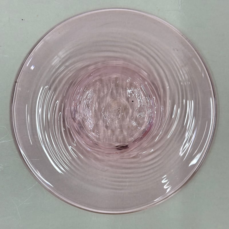 耐熱琉球ガラス 限定カラー「春風ピンク」中皿 | 耐熱琉球ガラス工房