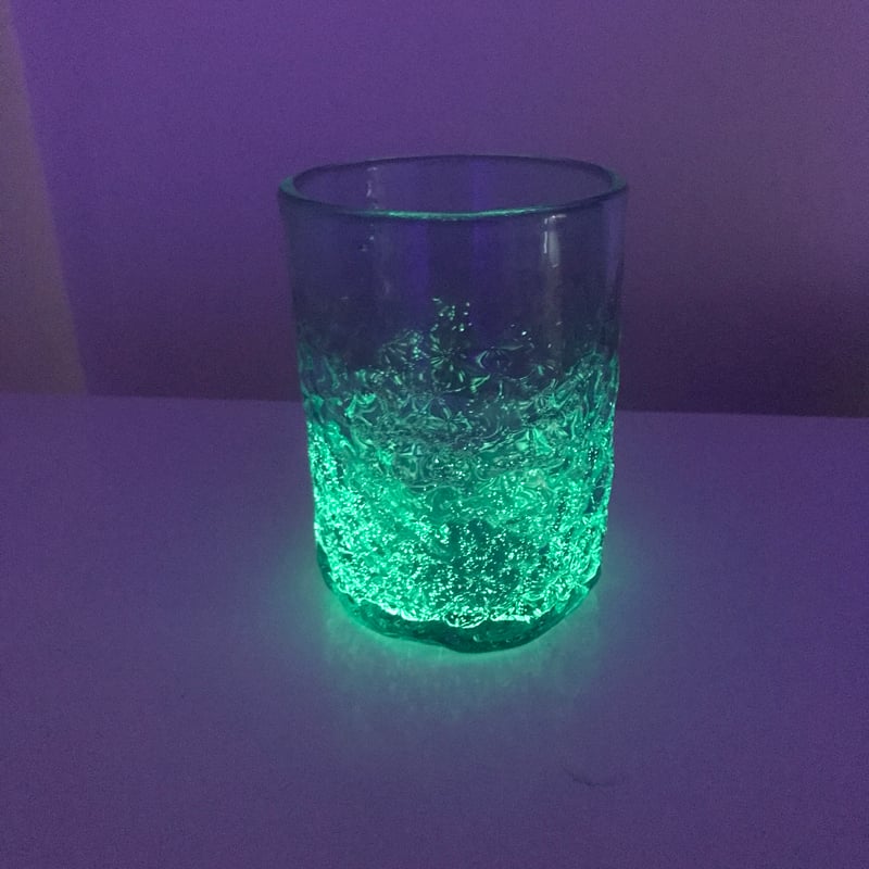 耐熱琉球ガラス 凸凹（でこぼこ）グラス 蓄光タイプ | 耐熱琉球ガラス