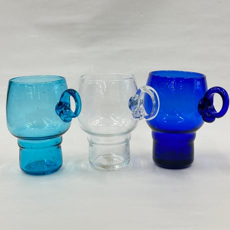 耐熱琉球ガラス　ランタングローブ型ビアマグ