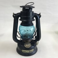 耐熱琉球ガラス　ミニ　ランタングローブ (波模様）