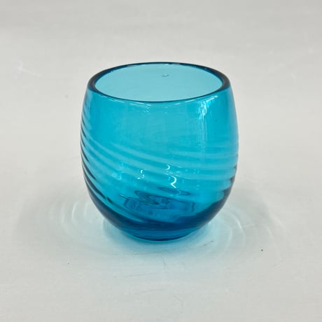 耐熱琉球ガラス　たるグラス(波模様）