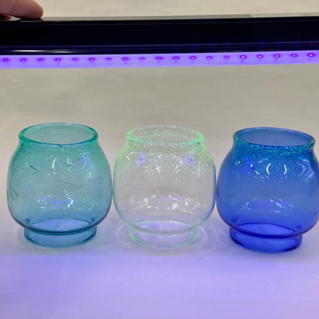 耐熱琉球ガラス　蓄光シリーズ　ランタングローブ