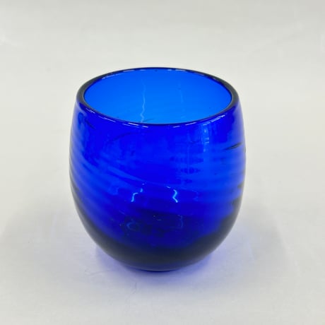 耐熱琉球ガラス　たるグラス(波模様）