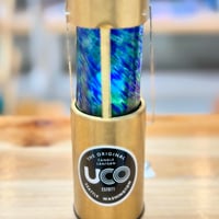 （非耐熱）ucoキャンドルランタングローブ  （青×緑）
