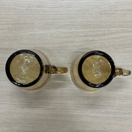耐熱琉球ガラス　マグカップ（茶色アンバー）