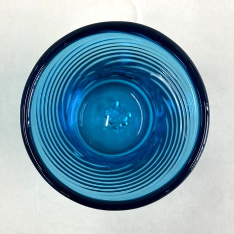 耐熱琉球ガラス　グラス小 (波模様）