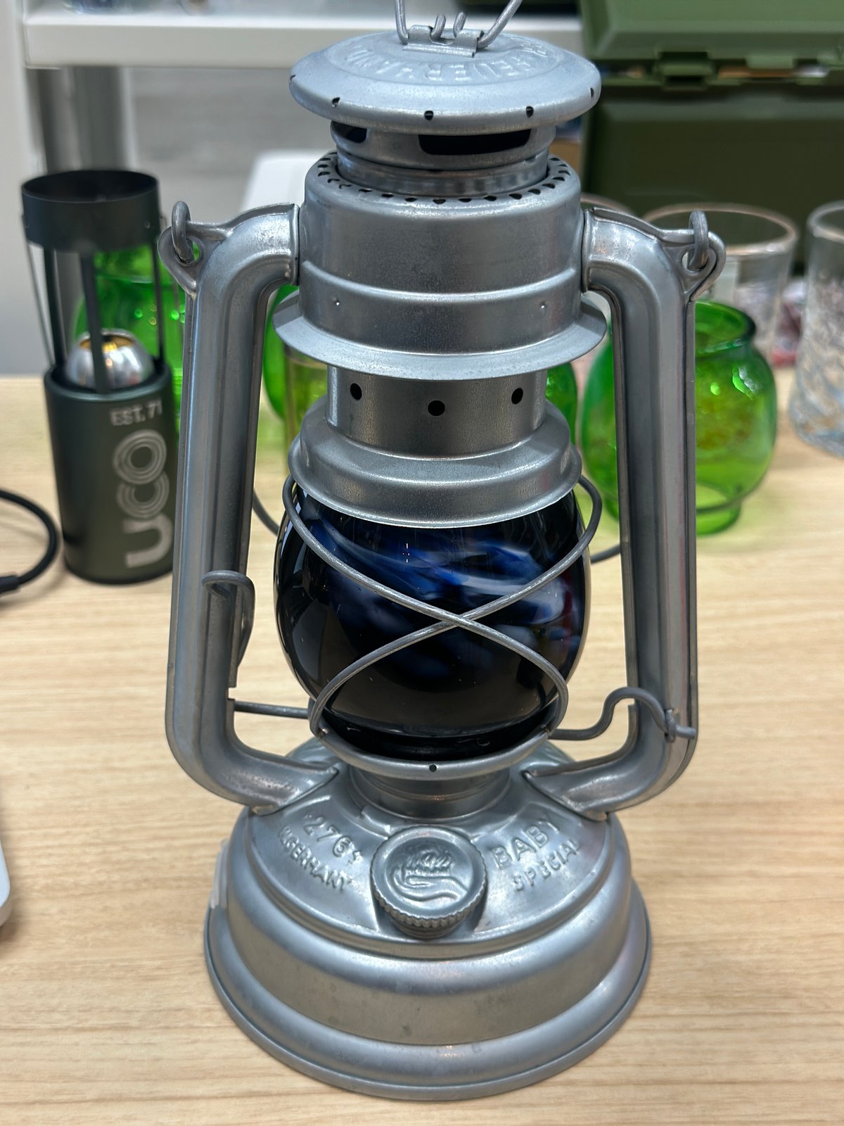 非耐熱）琉球ガラスランタングローブ （星雲シリーズ） ③ | 耐熱琉球