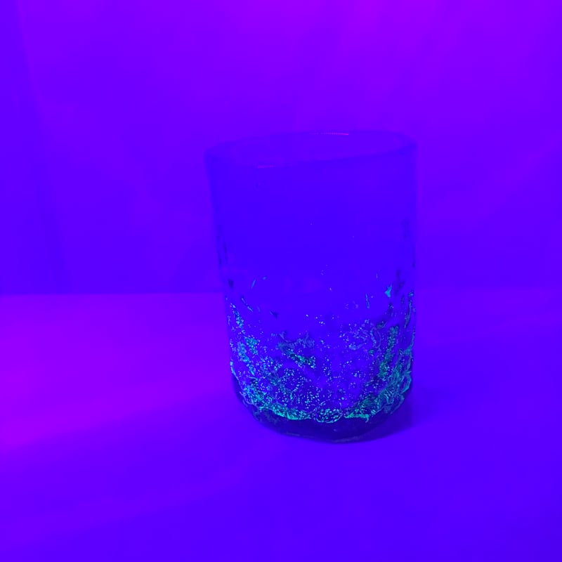 耐熱琉球ガラス 凸凹（でこぼこ）グラス 蓄光タイプ | 耐熱琉球ガラス
