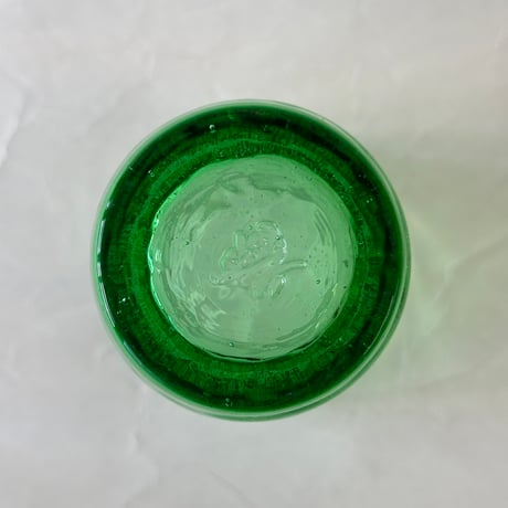 耐熱琉球ガラス　グラス中 (波模様）  蓄光入り