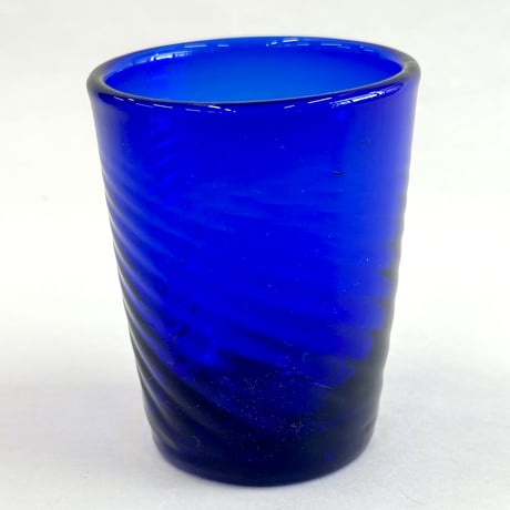 耐熱琉球ガラス　グラス小 (波模様）
