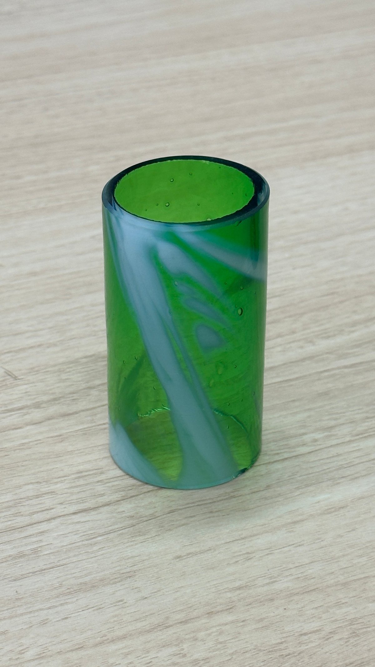 非耐熱）ucoキャンドルランタングローブ （行雲流水緑） | 耐熱琉球