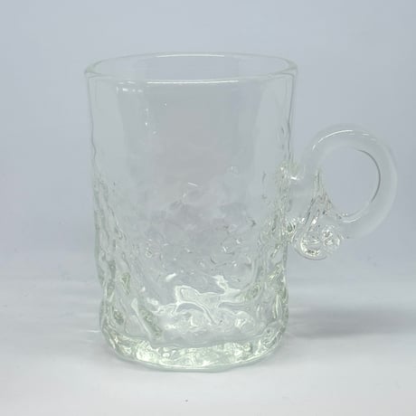 耐熱琉球ガラス　凸凹（でこぼこ）マグカップ （透明）