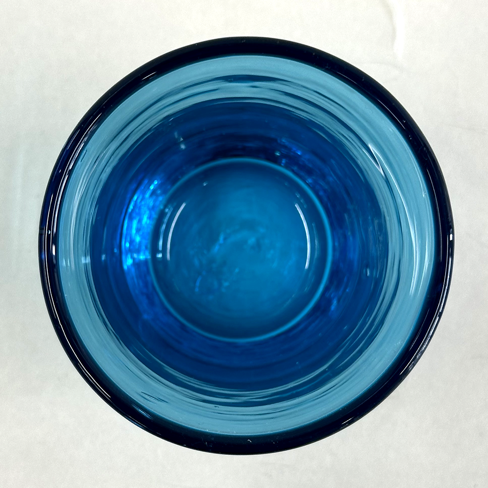 tititot超希少 琉球ガラス（瑠璃ガラス）シーサー大 刻印付き tititot