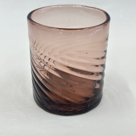 耐熱琉球ガラス　ロックグラス（波模様）