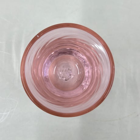 耐熱琉球ガラス　限定色　春風ピンク　グラス小