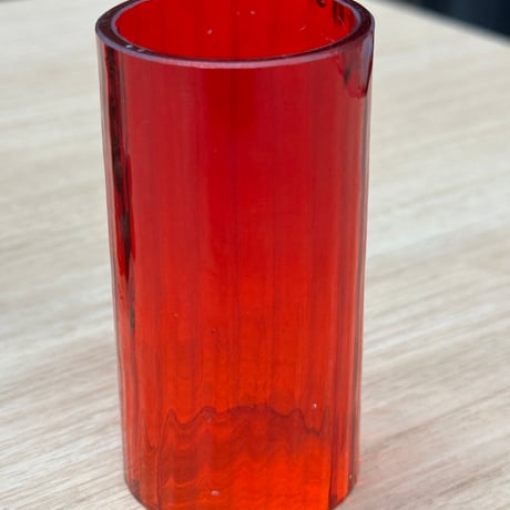 （非耐熱）ucoキャンドルランタングローブ  （レッド）縦モール