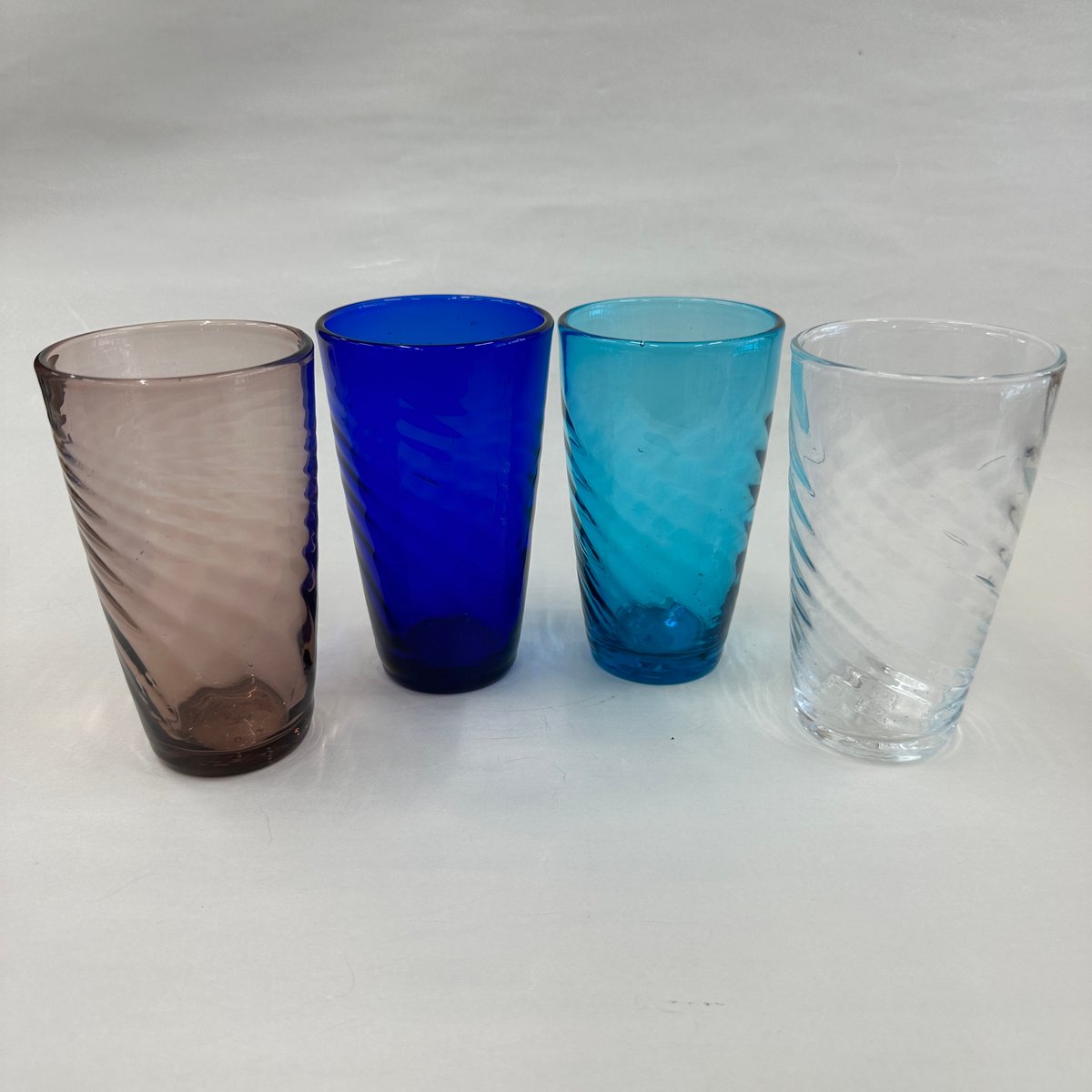 耐熱琉球ガラス グラス大(波模様） | 耐熱琉球ガラス工房 燈人