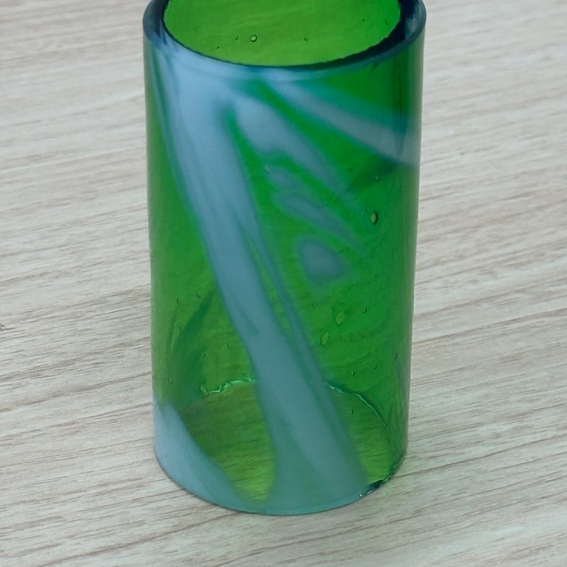 非耐熱）ucoキャンドルランタングローブ （行雲流水緑） | 耐熱