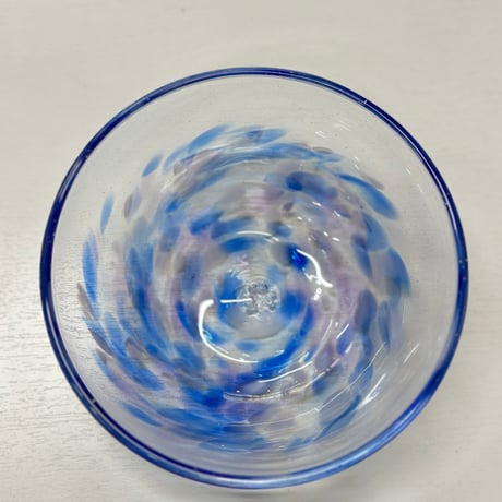 （非耐熱）琉球ガラス　アサイーボウル　ブルー