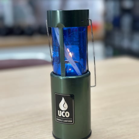 （非耐熱）ucoキャンドルランタングローブ  （行雲流水青）