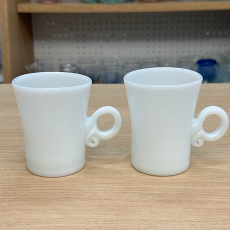 耐熱琉球ガラス　マグカップ（ミルクホワイト）