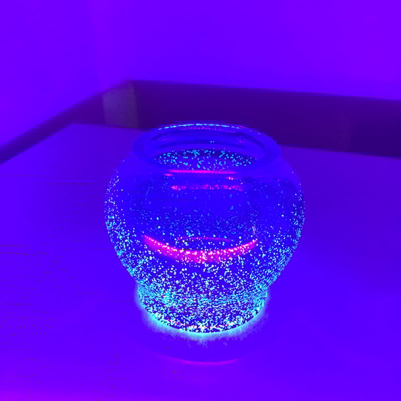 耐熱琉球ガラス 「蓄光シリーズ」ミニ ランタングローブ | 耐熱琉球