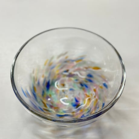（非耐熱）琉球ガラス　アサイーボウル　カラフル