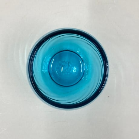 耐熱琉球ガラス　たるグラス(波模様）