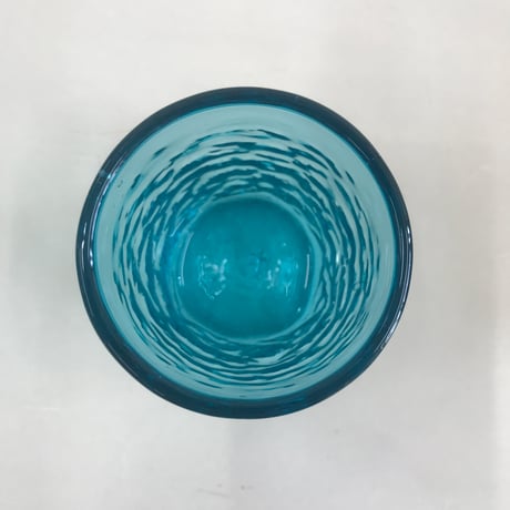 耐熱琉球ガラス　凸凹（でこぼこ）グラス  蓄光タイプ