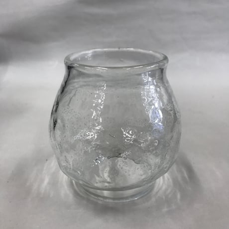 耐熱琉球ガラス　蓄光シリーズ　ランタングローブ（凸凹でこぼこ）