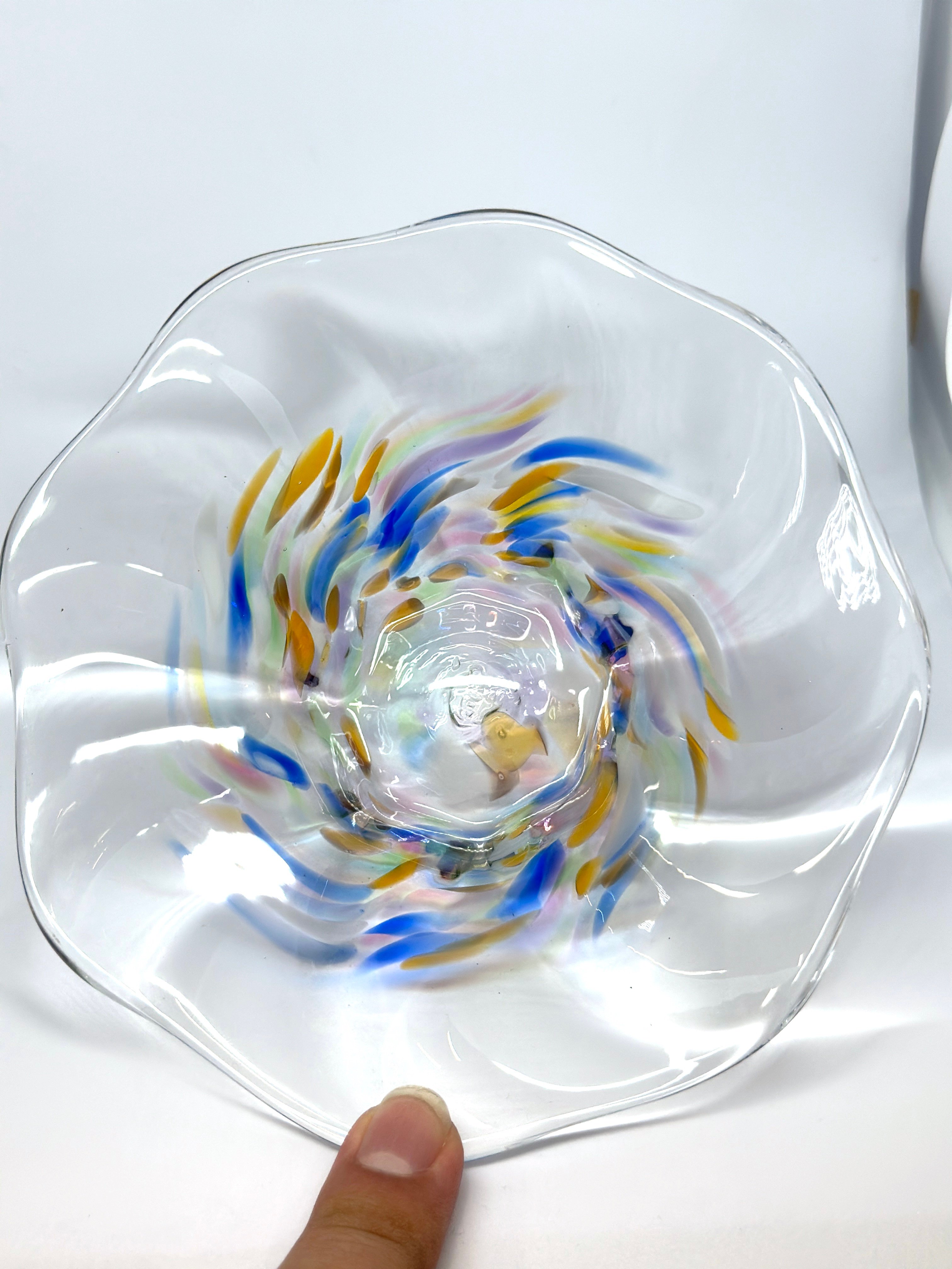 非耐熱）琉球ガラス アイスフラワーカップ | 耐熱琉球ガラス工房 燈人